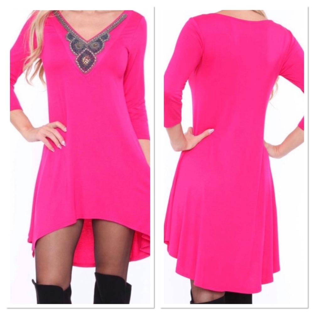EMBROILED TUNIC TOP/DRESS - Picture 7 of 7